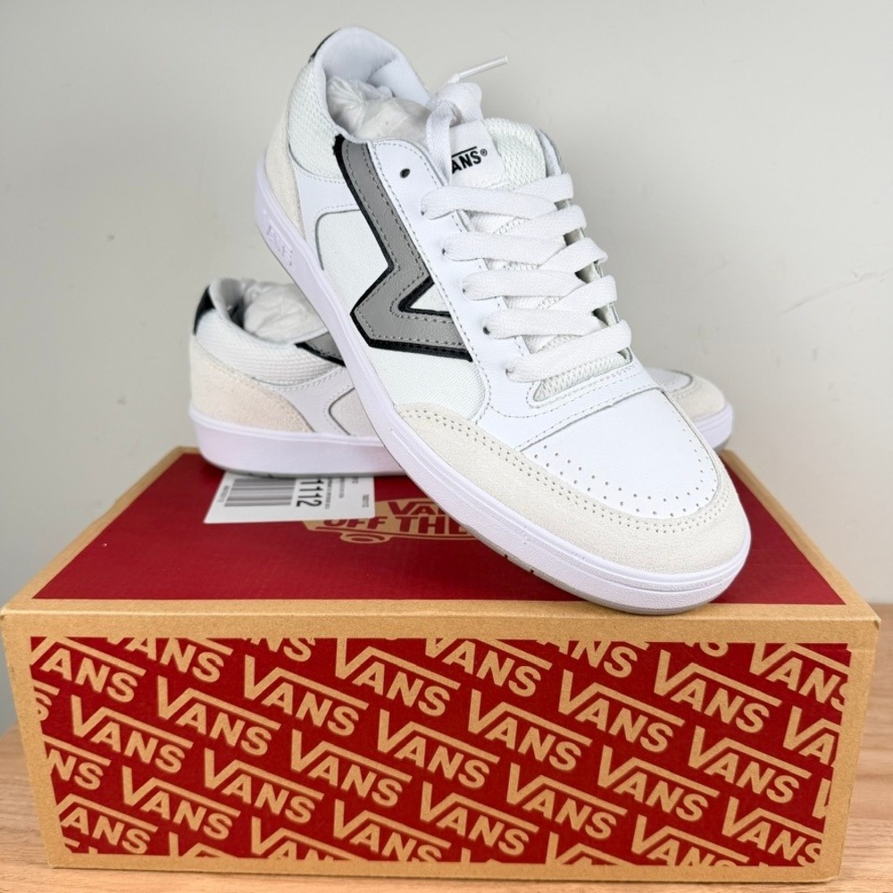 Vans Lowland Cc Mens Sneaker Size 8.5 Sport Drizzle True White VN0A7TNLIYP NEW